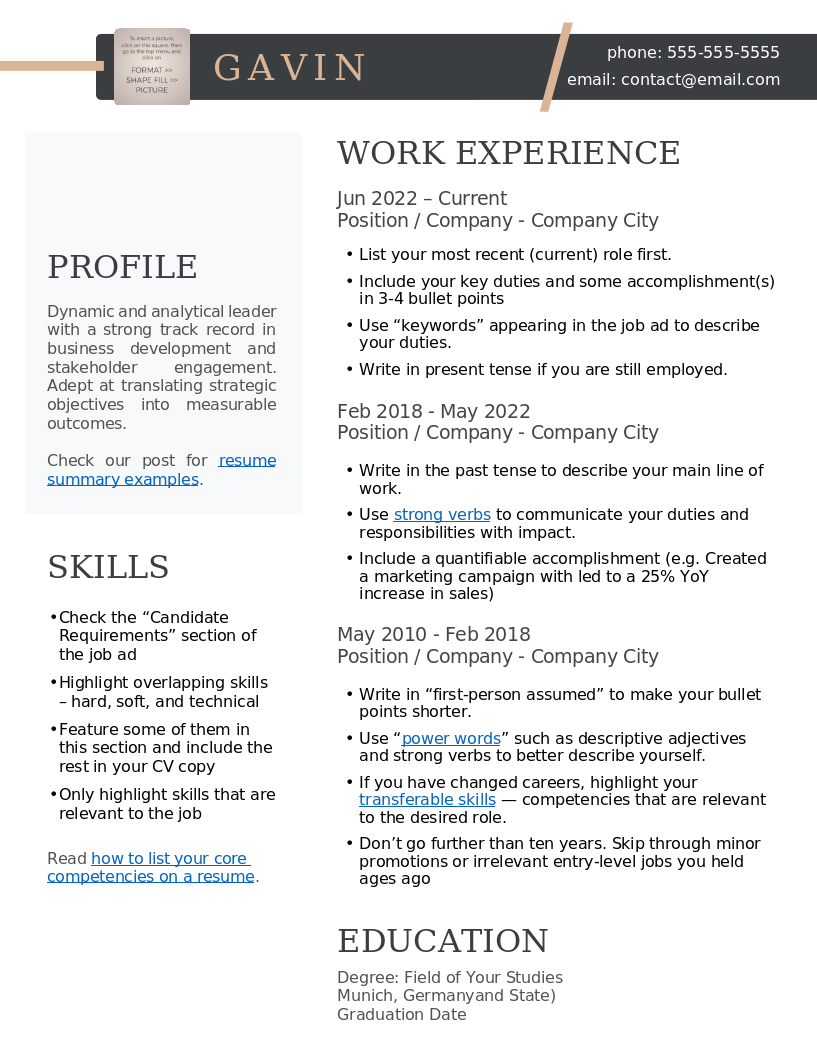 Executive Edge CV 3 preview